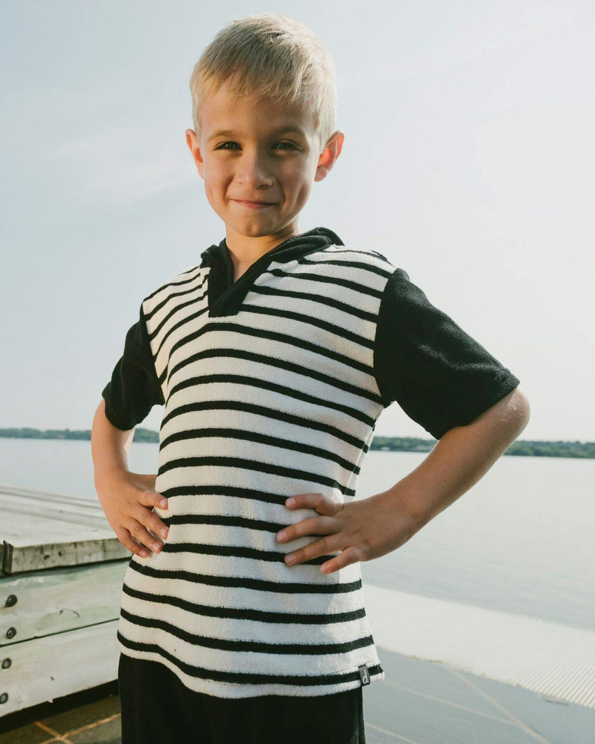 Hooded Terry T-Shirt With Shorts Set
