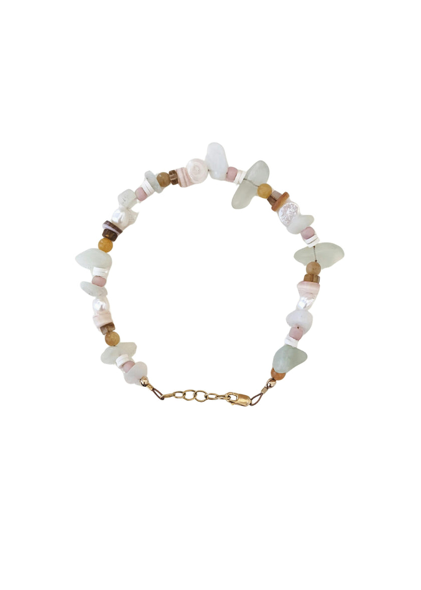 Coastal Jade Anklet