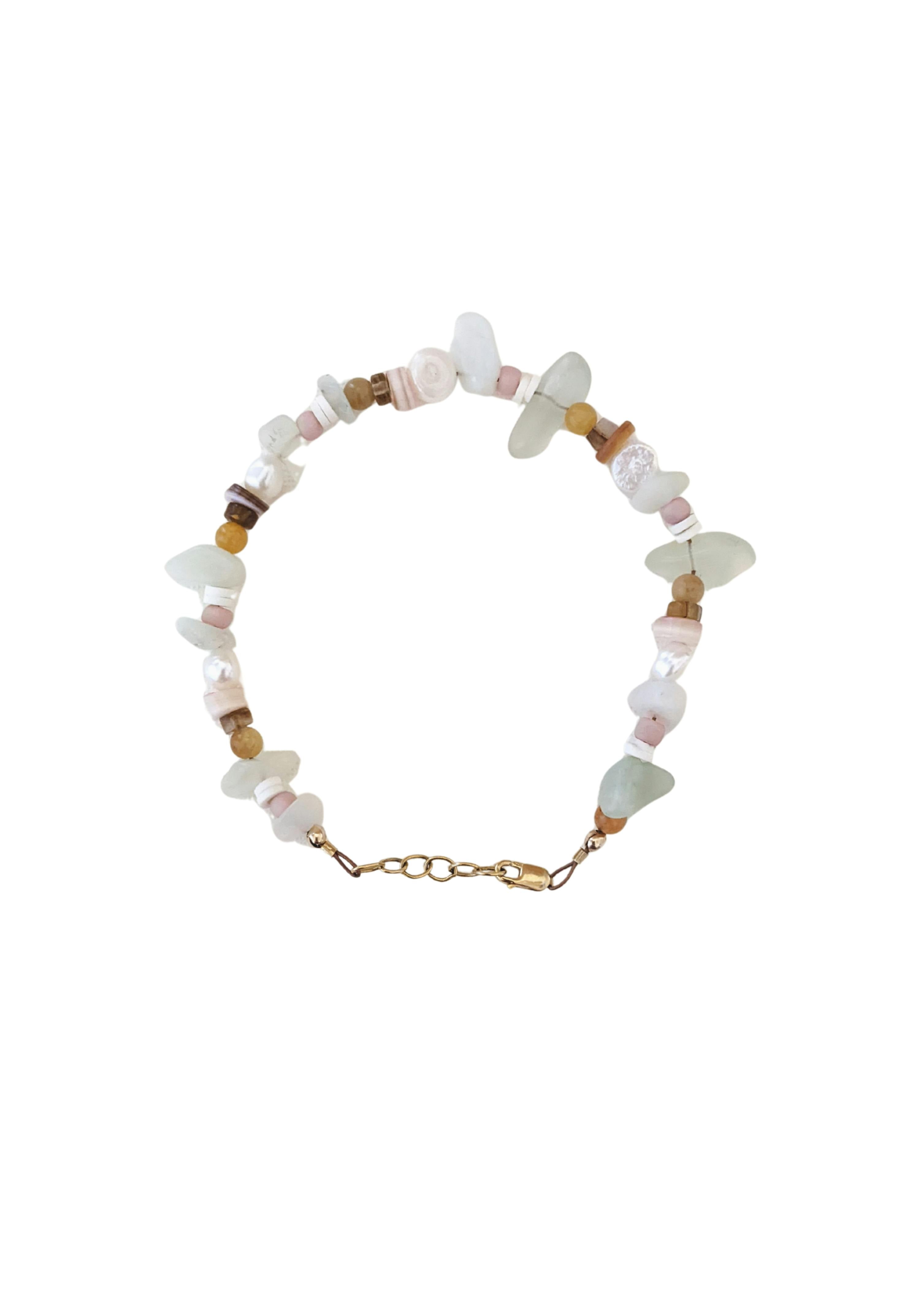 Coastal Jade Anklet
