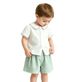 Light Green Shorts Set