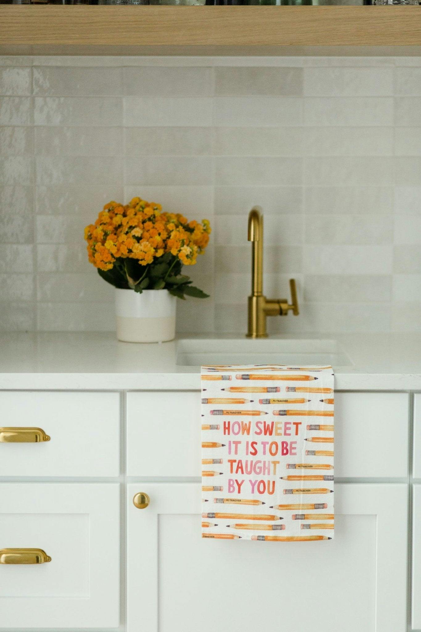 Teacher Sweetness Appreciation Tea Towel