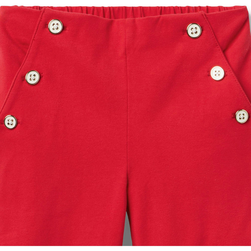 Wide Leg Button Pant