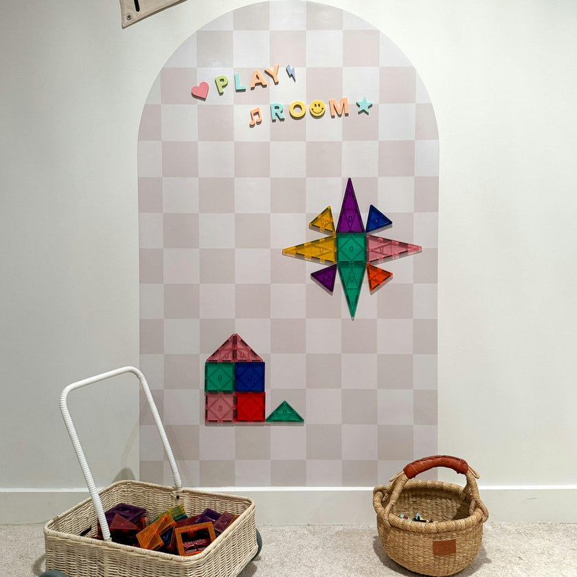 MEGA Magic Playwall - Arch Magnetic Wall Decal for Kids