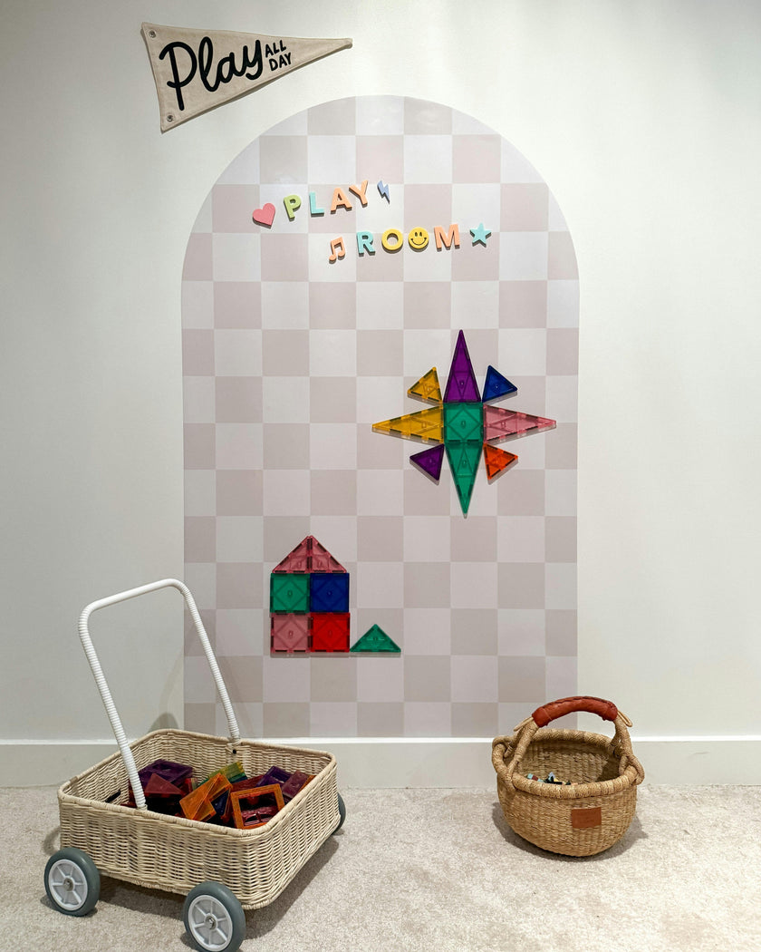 MEGA Magic Playwall - Arch Magnetic Wall Decal for Kids