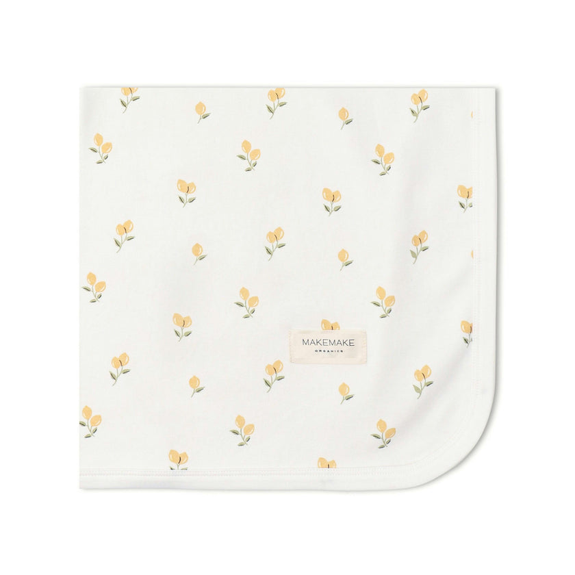 Organic Swaddle Blanket & Hat Set