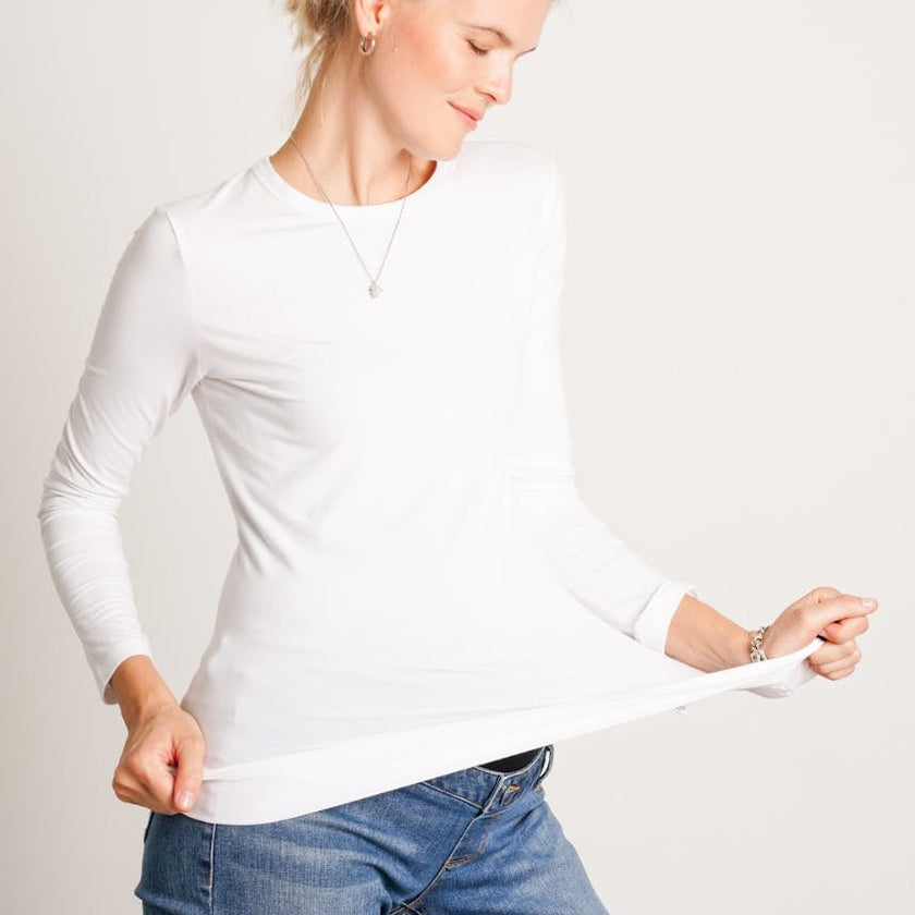 Liv Long Sleeve Crew Neck Tee