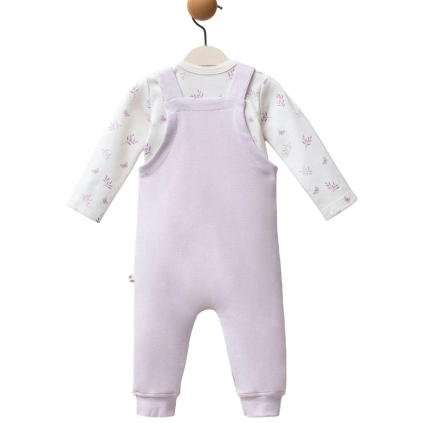 Liliac Growing Butterfly One-Piece Set