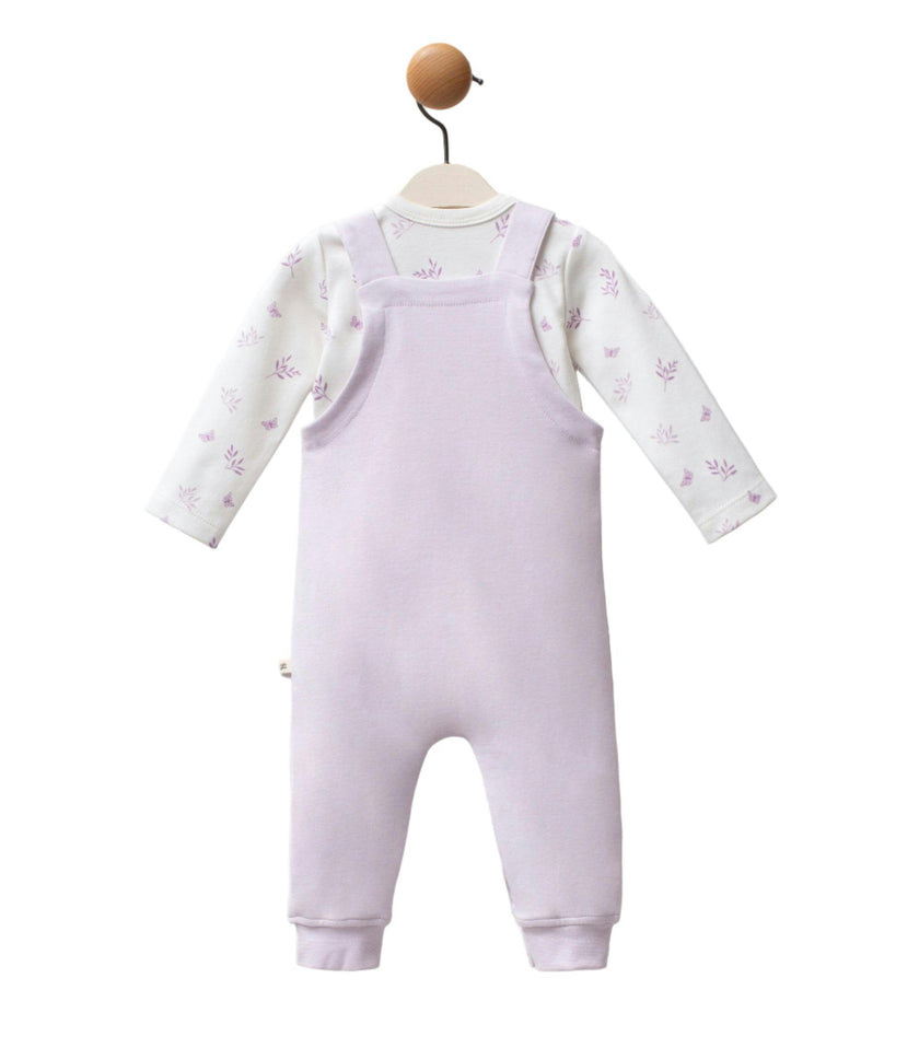 Liliac Growing Butterfly One-Piece Set