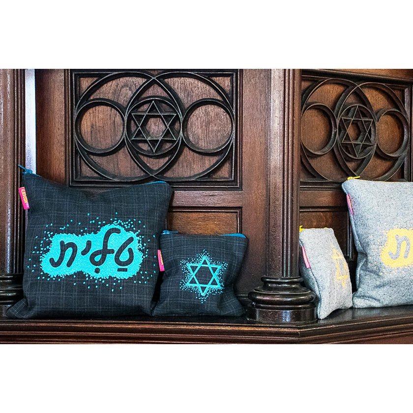 Tallit & Tefillin Charcoal Suiting Bag Set