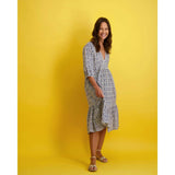 Women's Martine V-Neck Popover Dress, White