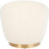 Pippa Faux Wool Swivel Chair