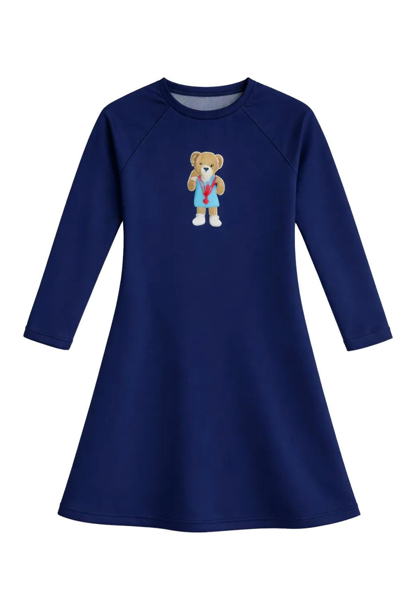 Swimsuit Dress With Bear