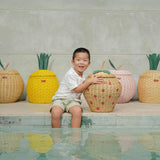 Strawberry Wicker Rattan Basket