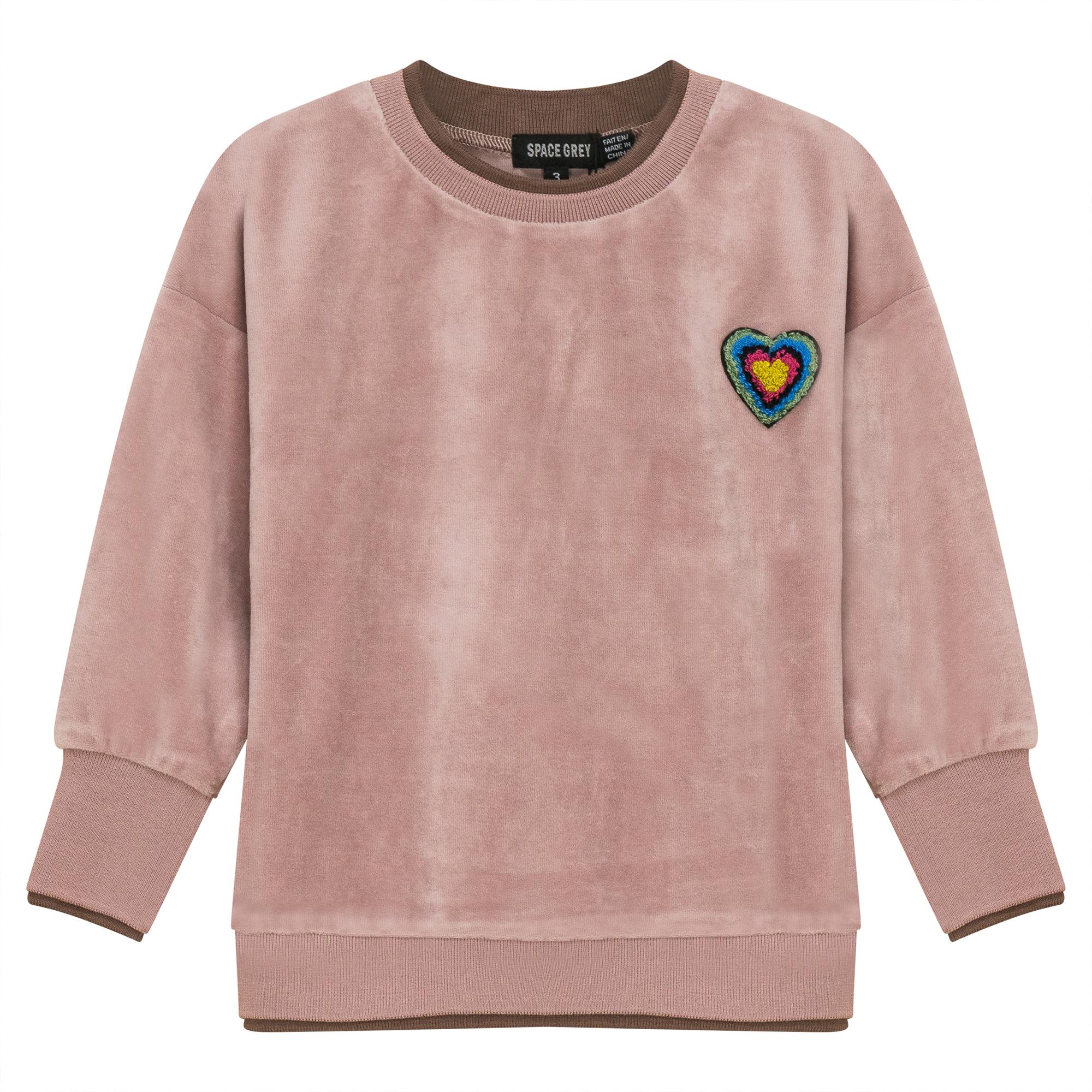Velour Sweatshirt Navy