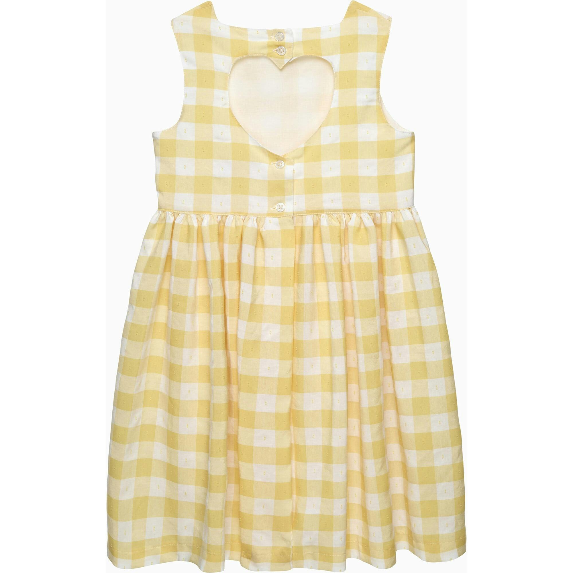 Valentina Heart Dress in Yellow