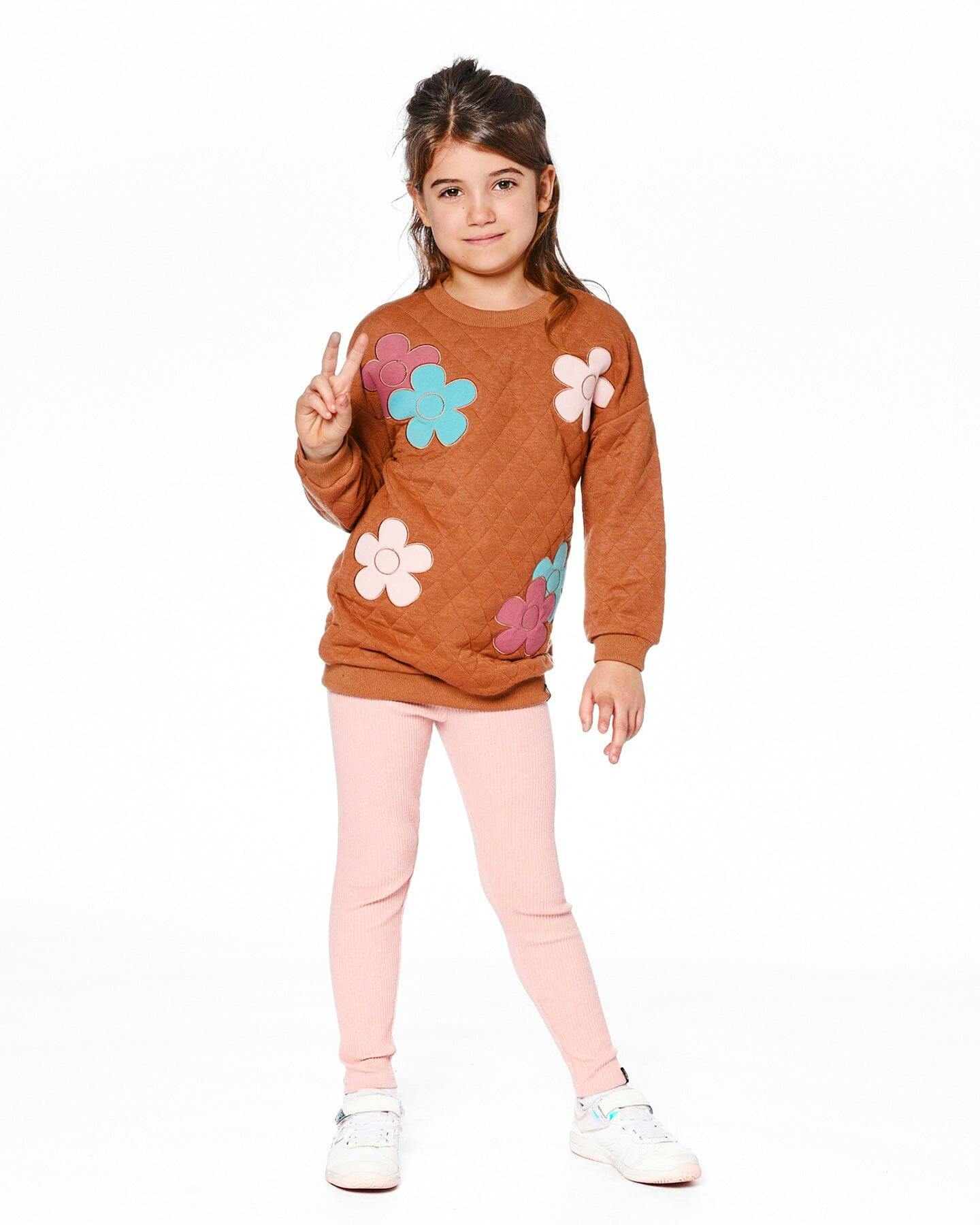 Quilted Tunic with Flowers