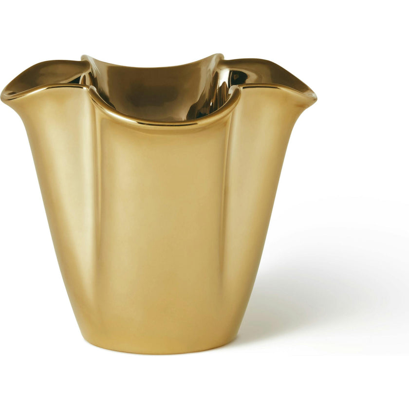 Gilded Clover Small Vase
