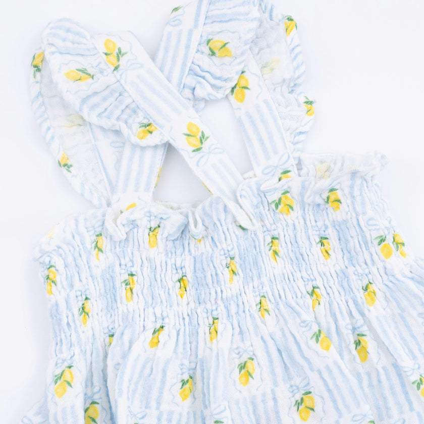 Lovely Lemons - Smocked Top with Bloomer