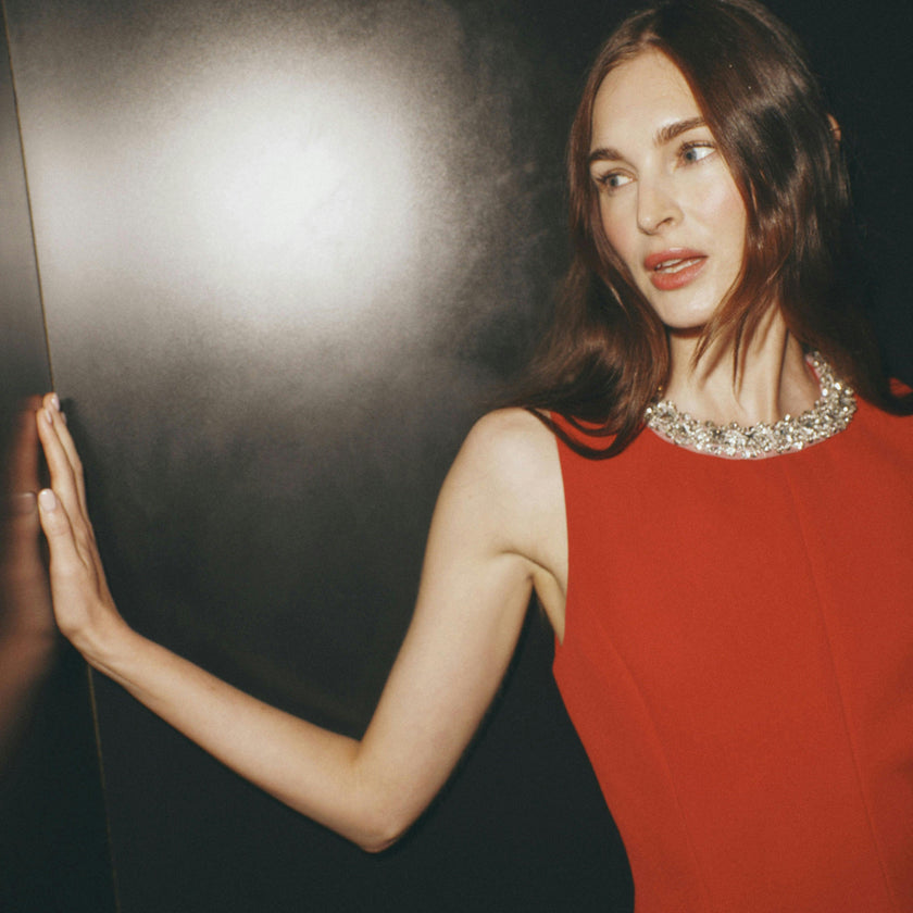 The Parker Dress - Cherry