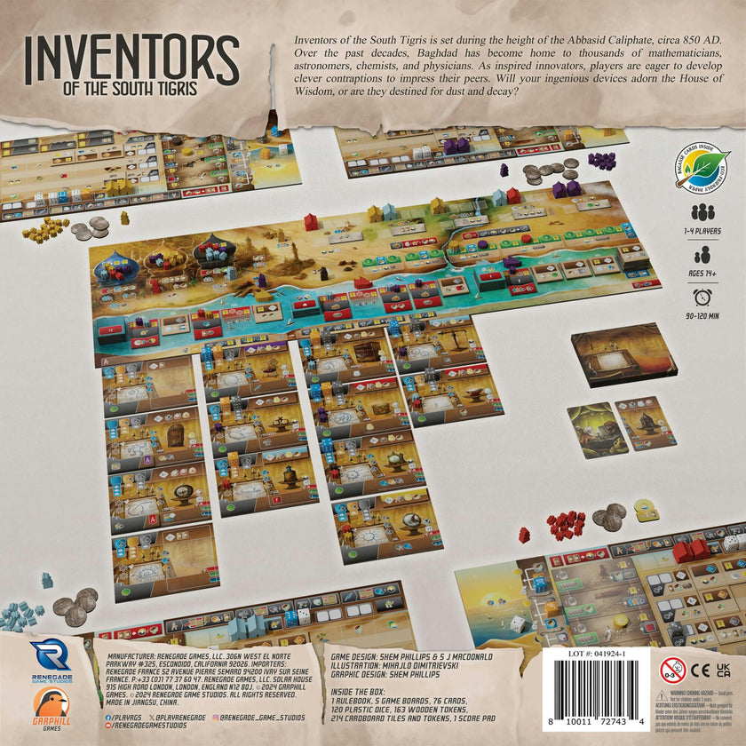 Renegade Game Studios: Inventors Of The South Tigris - Stand-Alone Strategy Game