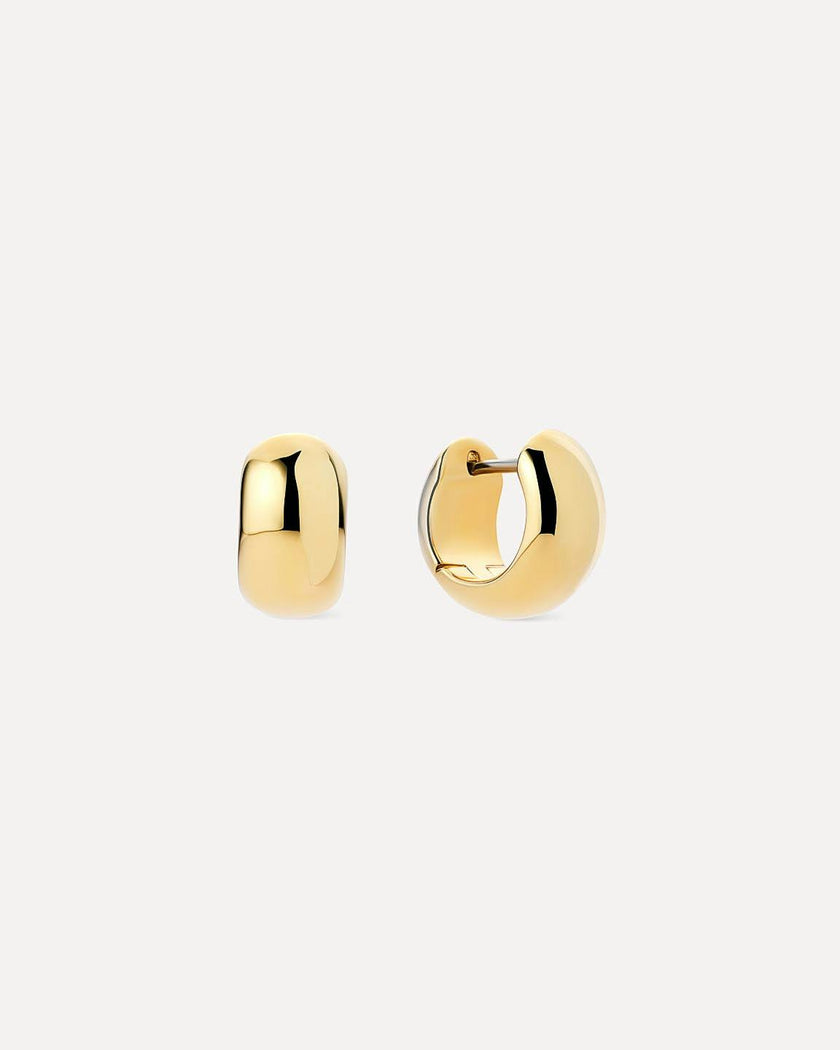 Gold Hoop Earrings - Giulia Bold