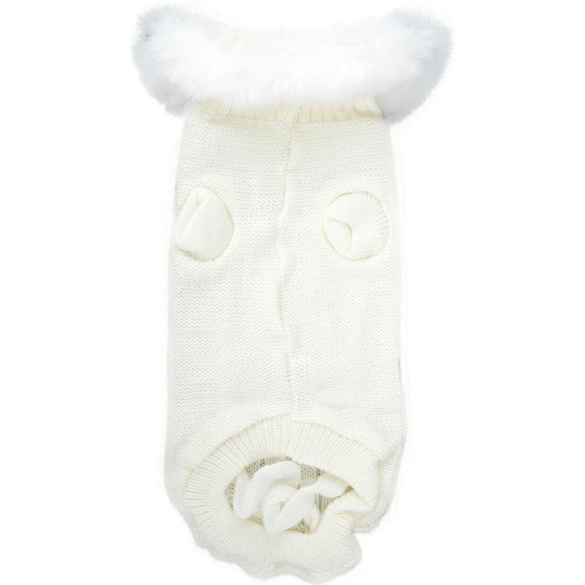 FUNNY SNOWMAN SWEATER, White