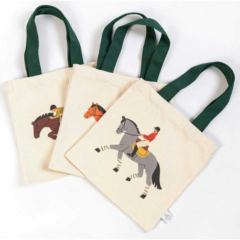 Equestrian Mini Tote - 3 Pack