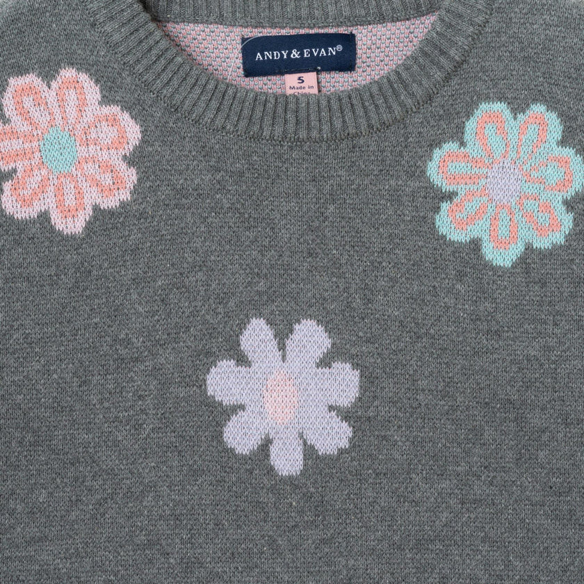 Kids Floral Sweater
