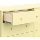 Swell 6-Drawer Assembled Dresser in Pale Yellow