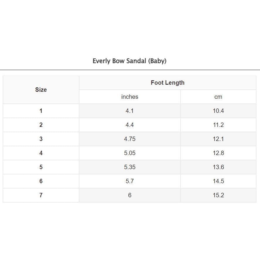 Everly Bow Sandal (Baby)