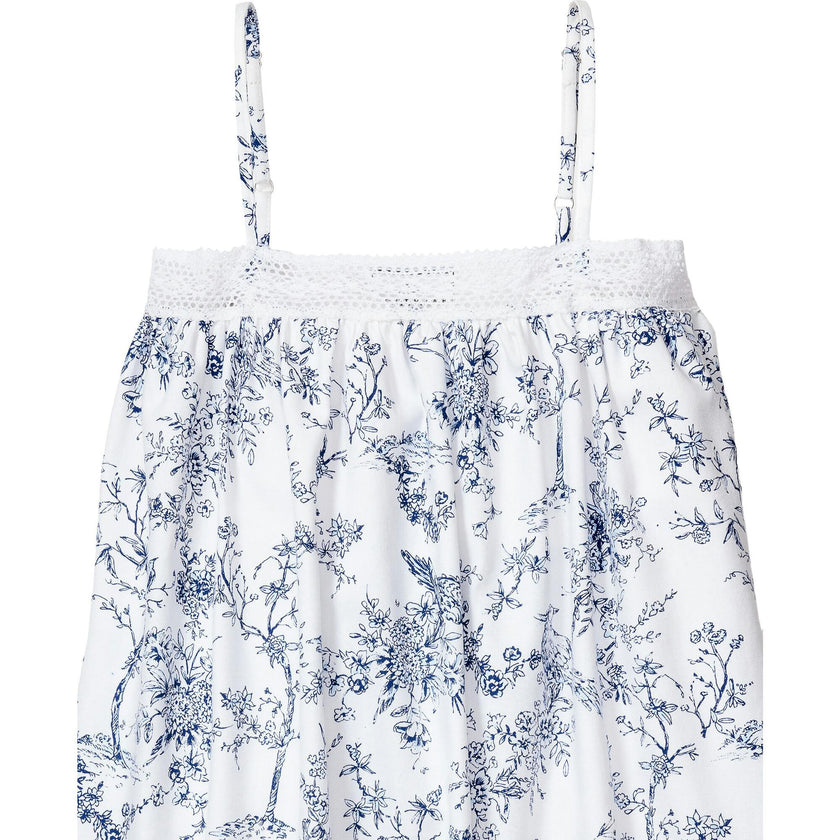 Girl's Twill Lily Nightgown in Timeless Toile