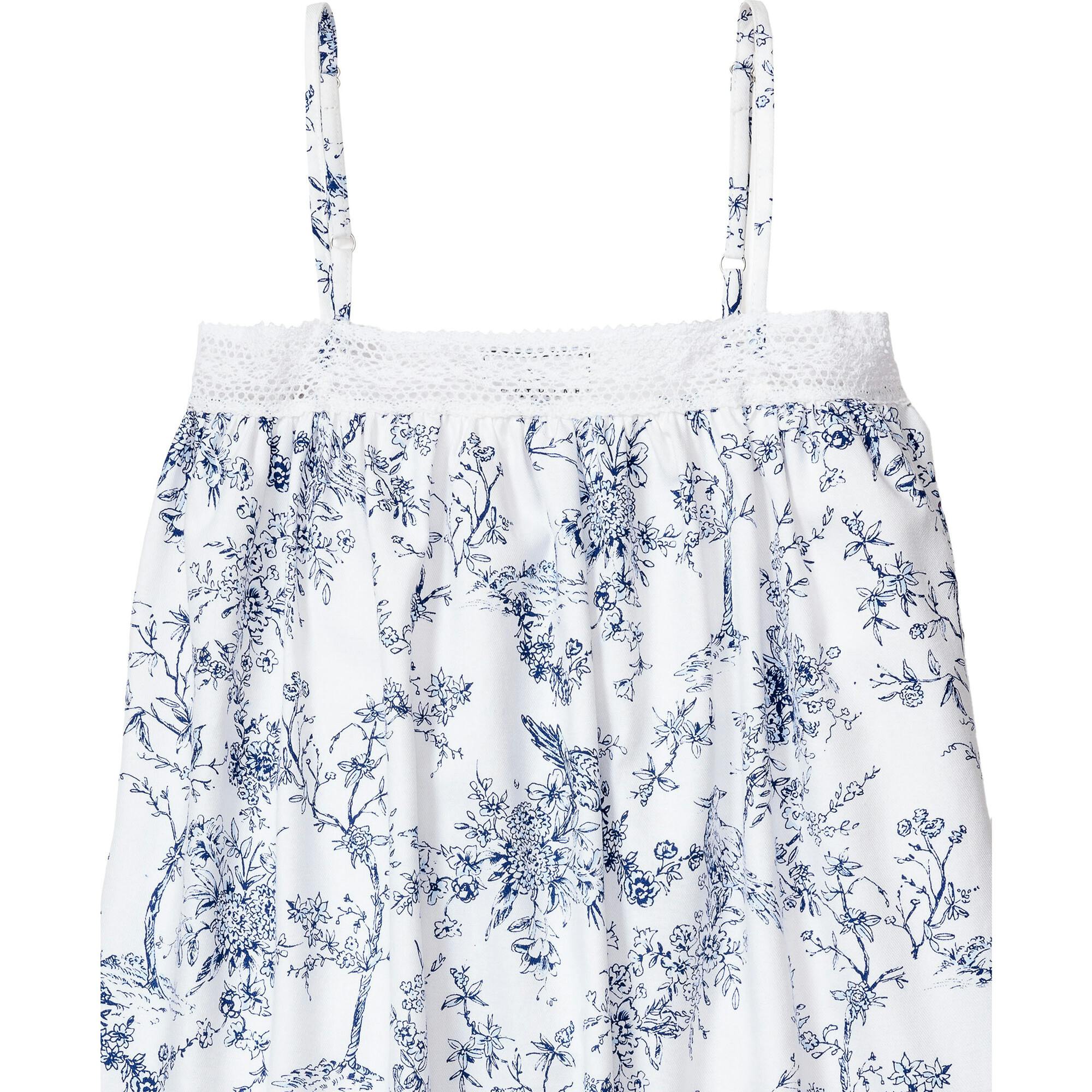 Girl's Twill Lily Nightgown in Timeless Toile