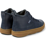Kiddo Lace Leather Ankle Boots, Navy