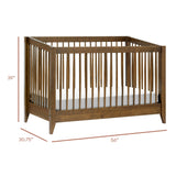 Babyletto Sprout 4-in-1 Convertible Crib with Toddler Bed Conversion Kit