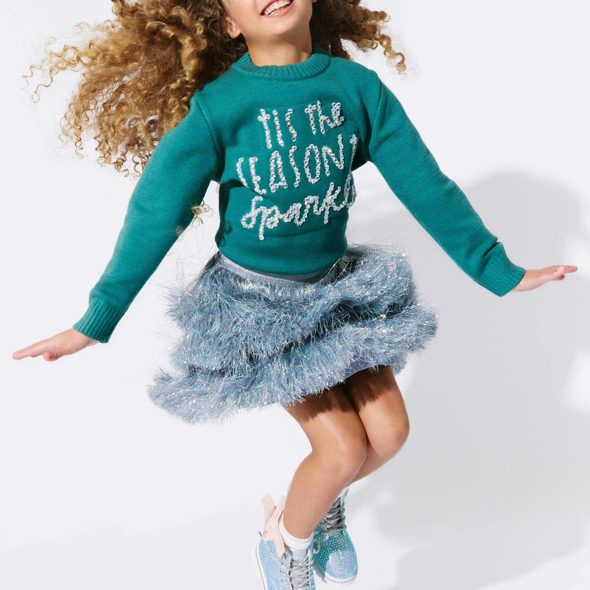 Tis The Season to Sparkle Crystal Sweater