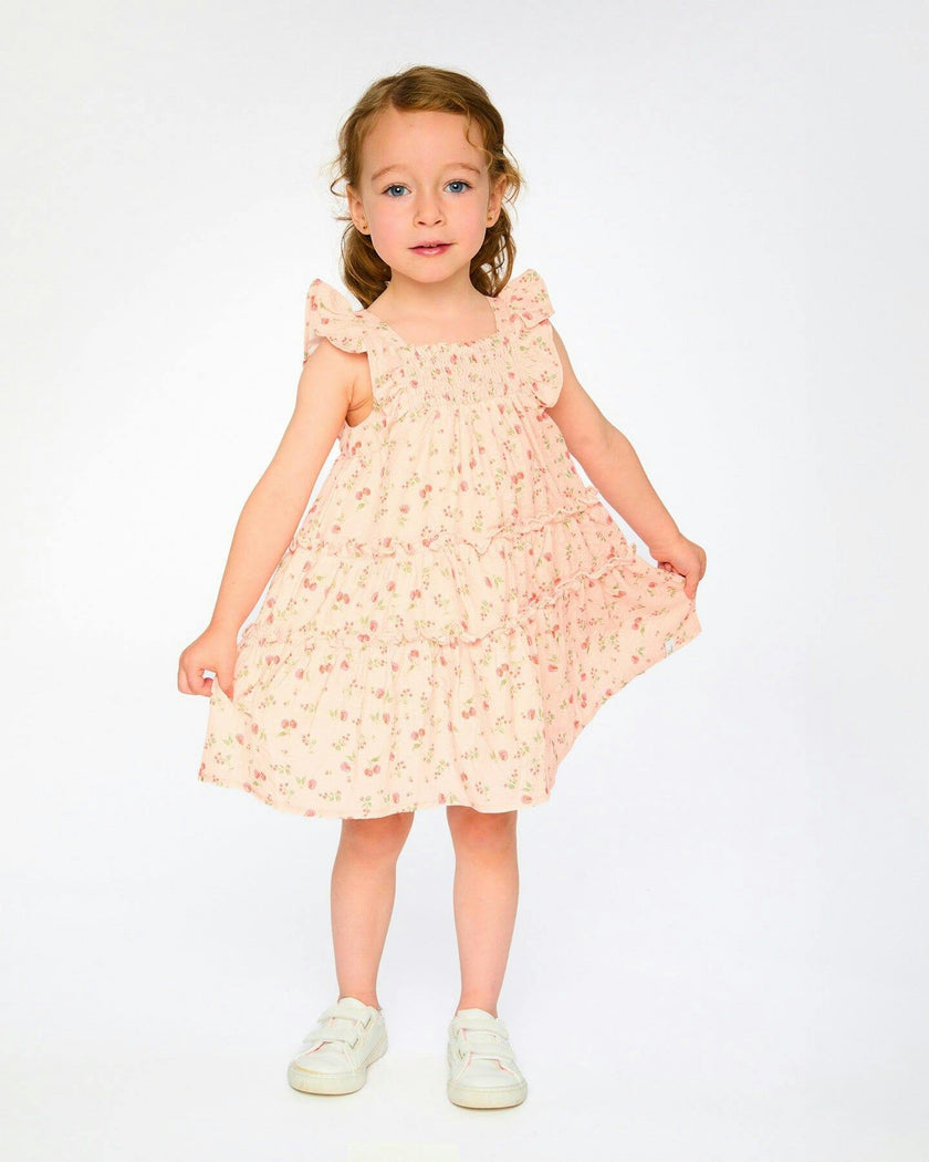 Multi-Tiered Dress With Smocking