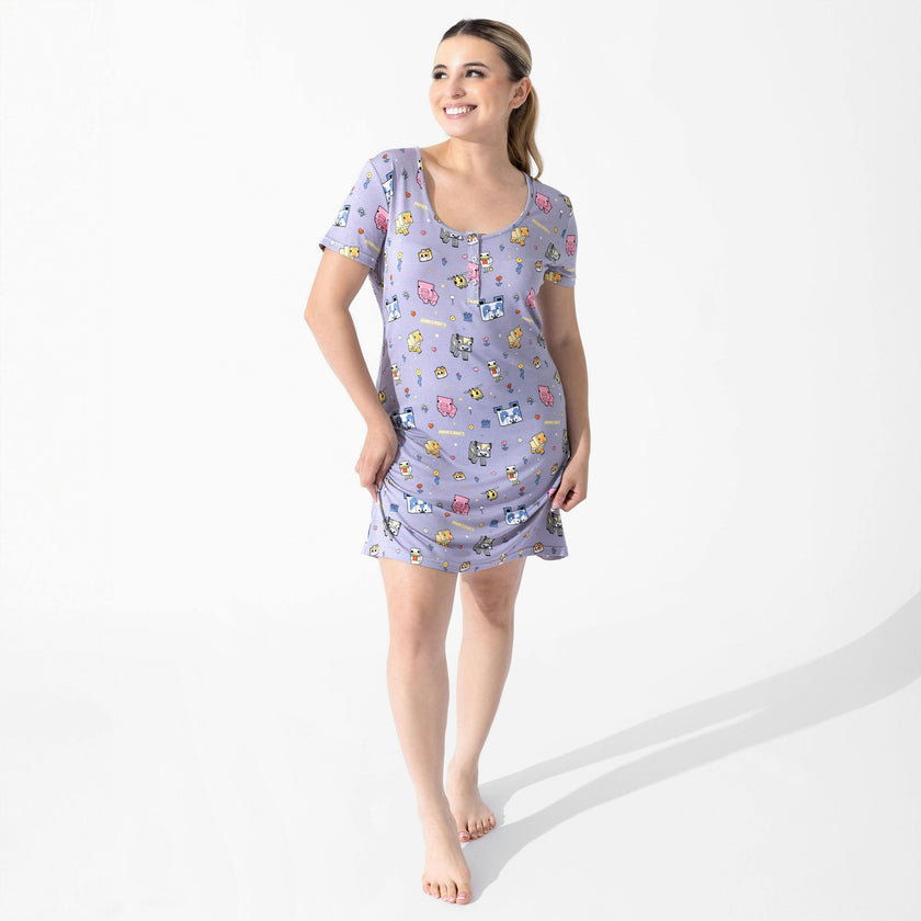 Minecraft: Pixel Pals Bamboo Women's Nightgown