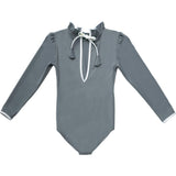 Sofia Surf Suit in Pebbles Grey & Ivory