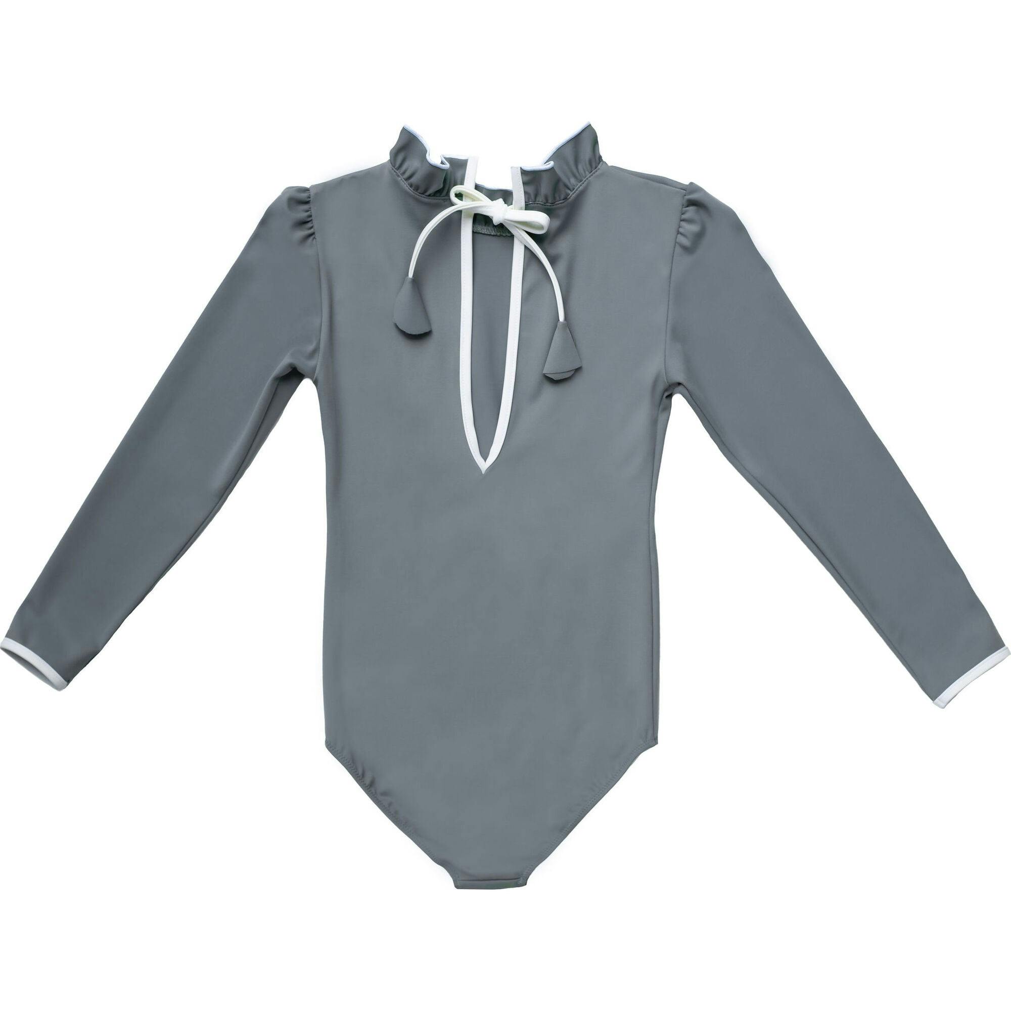 Sofia Surf Suit in Pebbles Grey & Ivory