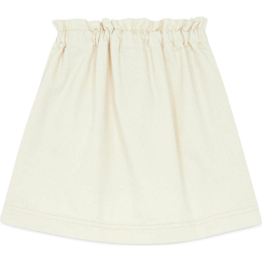 BONTON Heart-Pocket Douchka Skirt - Marshmallow