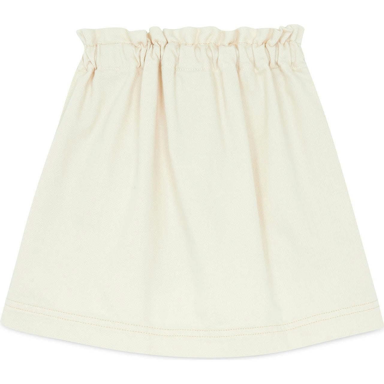 BONTON Heart-Pocket Douchka Skirt - Marshmallow