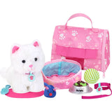 18'' Doll White & Carrier Set