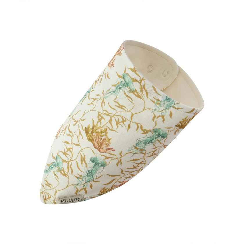 Under the Sea Organic Cotton Kerchief Bib
