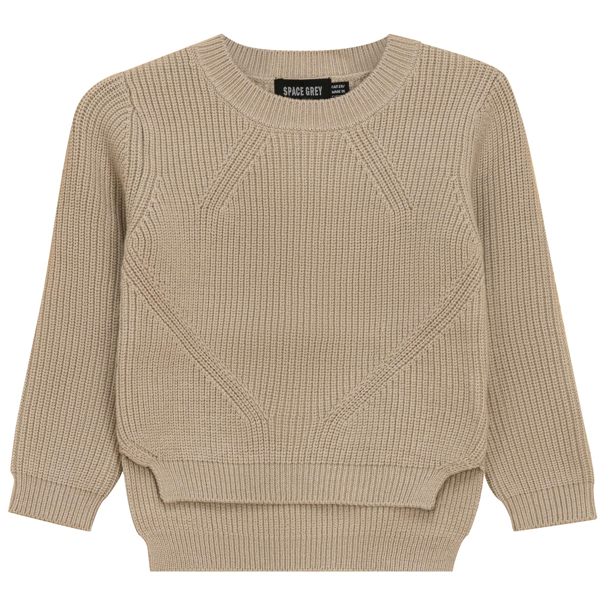 Chunky Knit Long Sleeve Mock Neck Sweater