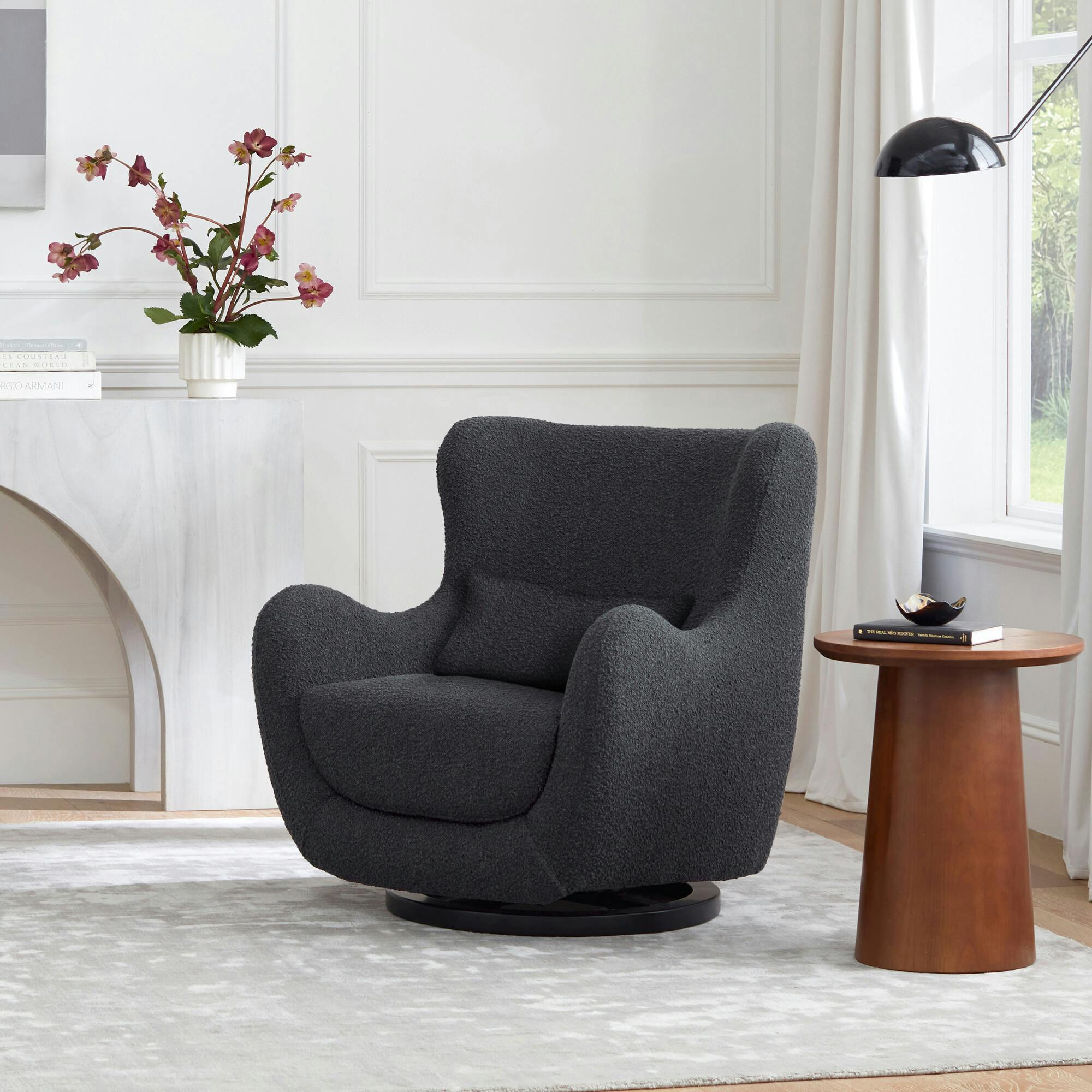 Solstice Swivel Glider Boucle
