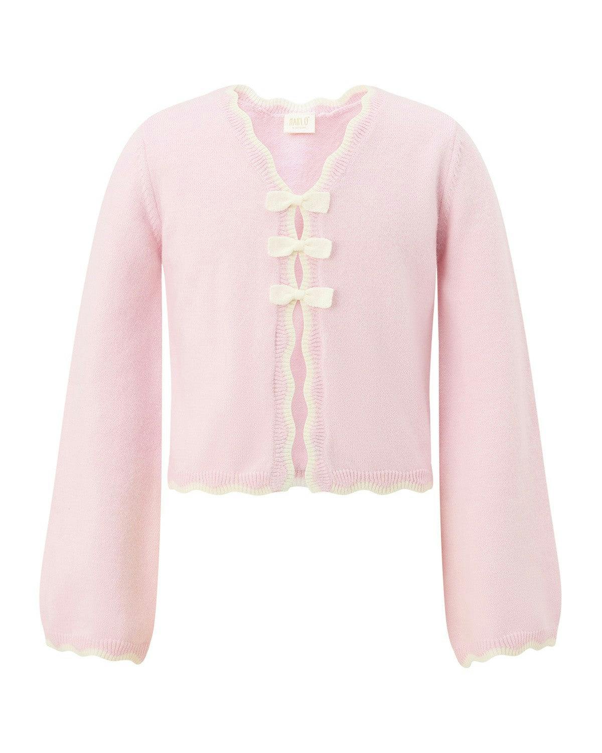 Carla Knit Cardigan, Pink