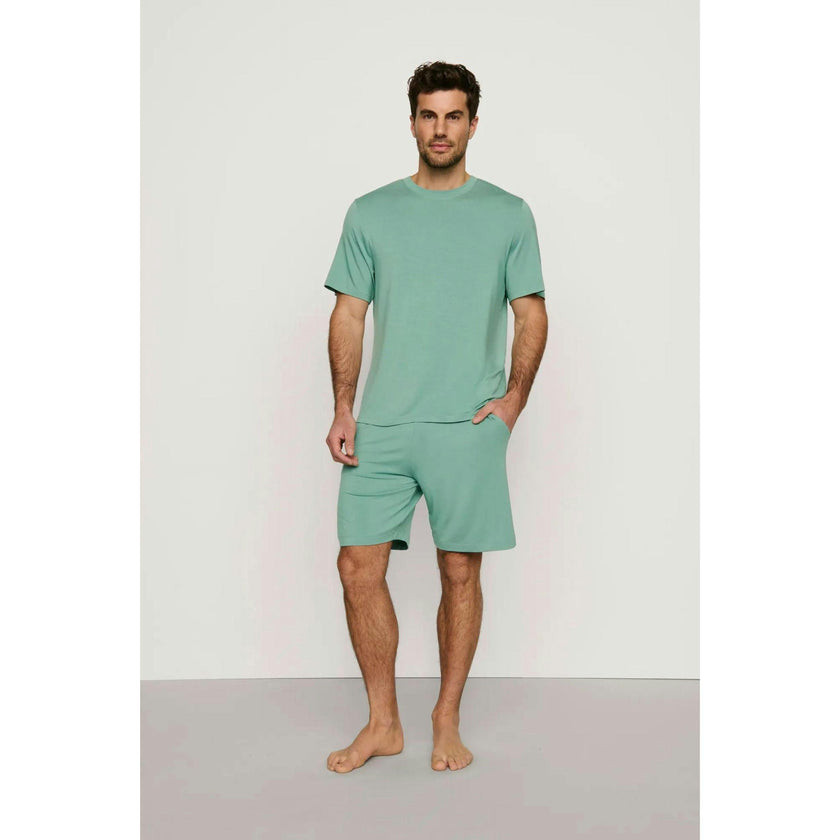Henry TENCEL™ Modal Short PJ Set, SEAGRASS
