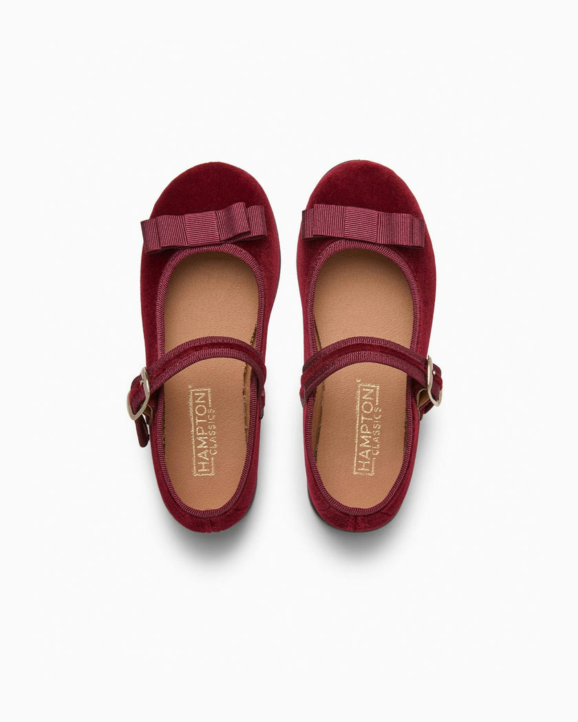 Hampton Classics Lana Party Shoes in Burgundy
