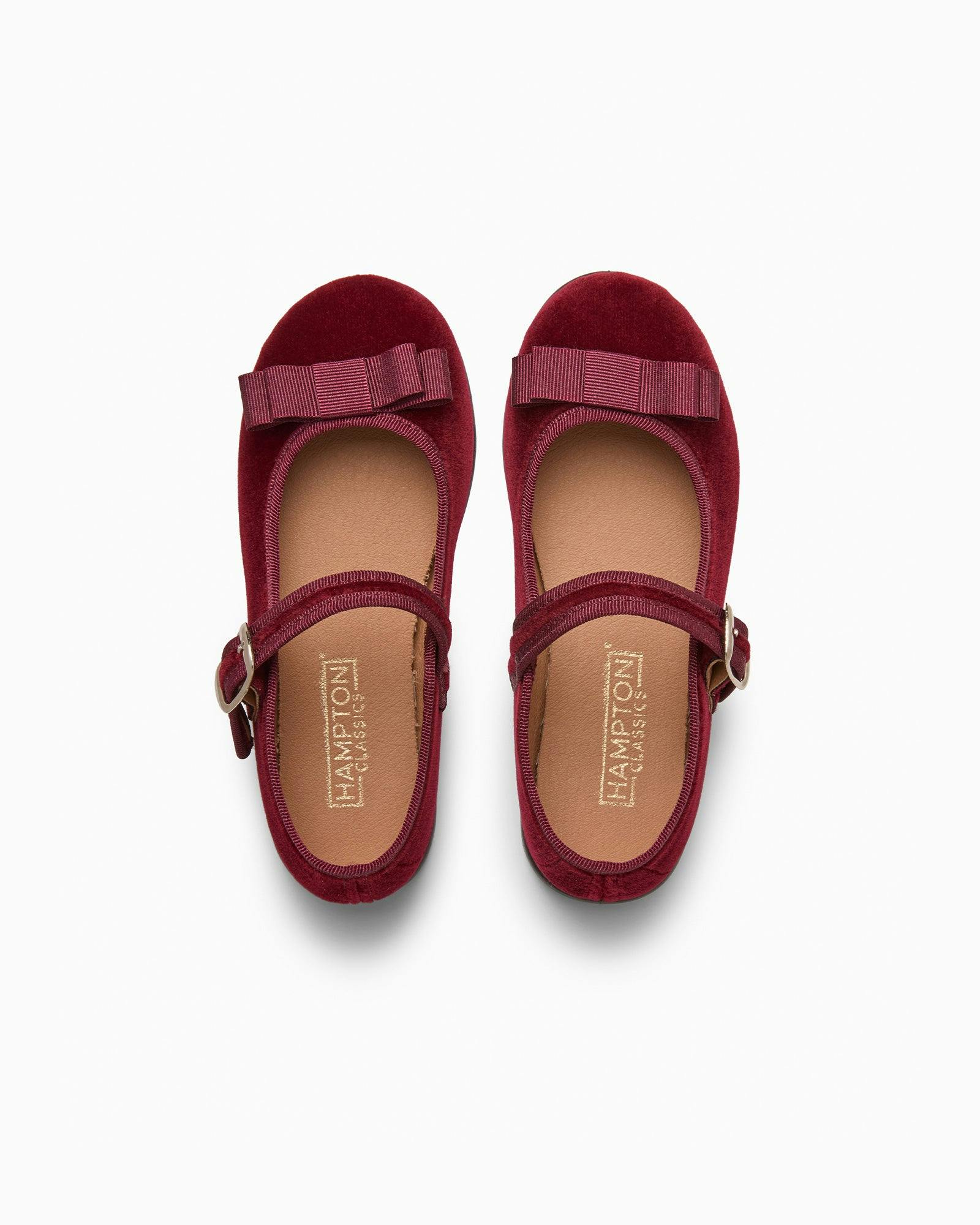 Hampton Classics Lana Party Shoes in Burgundy