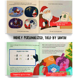 Santa's Visit to your House (Personalized Christmas Book for upto 4 kids)